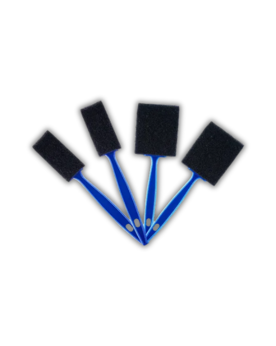 KIT 4 CEPILLOS DE ESPUMA PARA DETALLADO AUTOMOTRIZ